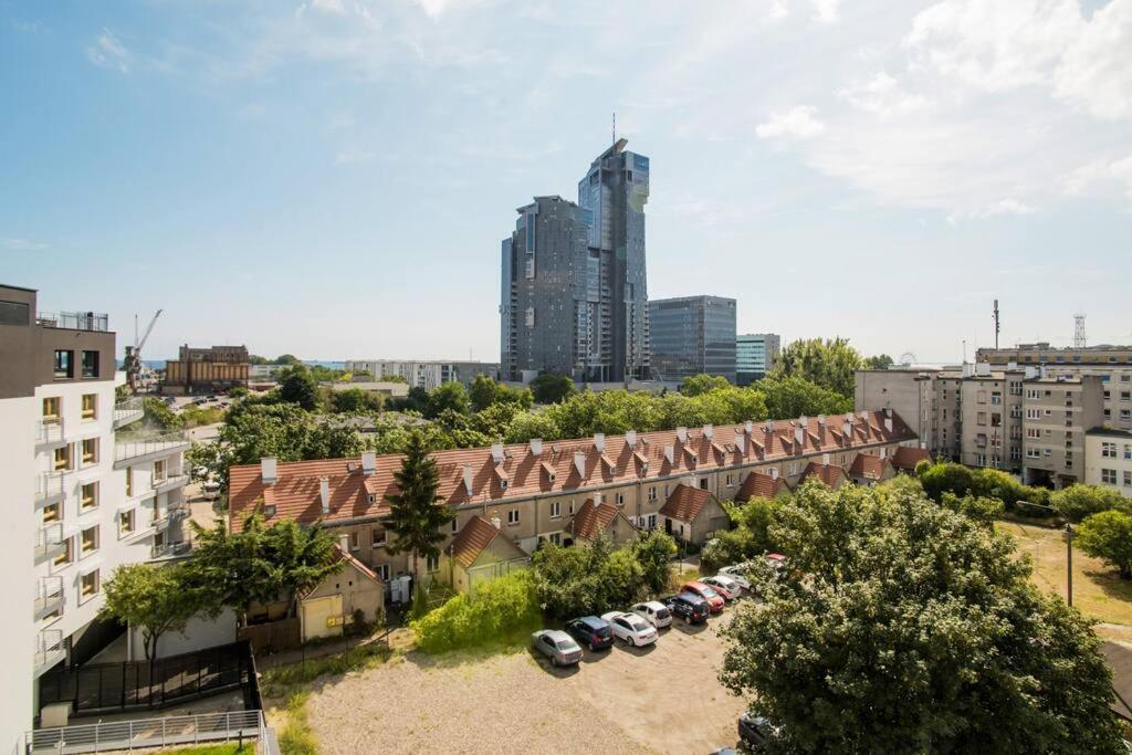 Luksusowy Penthouse Z Jacuzzi I Widokiem Na Morze Apartment Gdynia Exterior photo